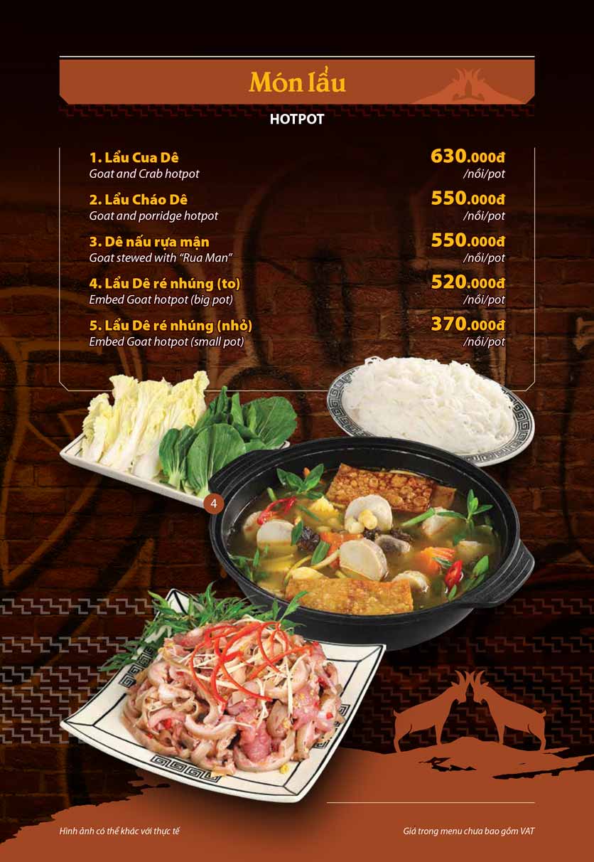 Menu Dê Ré Song Dương - Trần Kim Xuyến  16 
