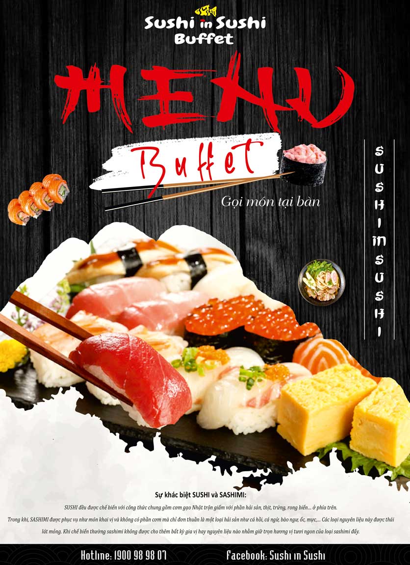 Menu Sushi in Sushi - Nowzone 1 