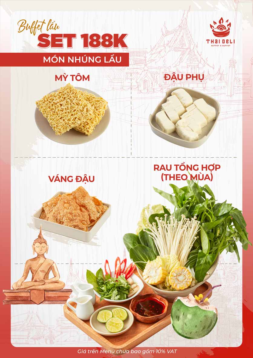 Menu Thai Deli - Buffet Lẩu Thái - Quan Hoa    4 