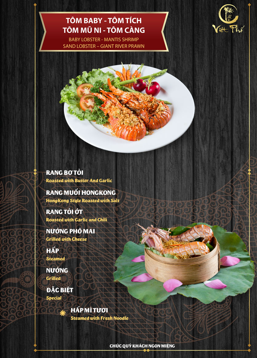 Menu Việt Phố - 45,47,49 Lê Quý Đôn  10 