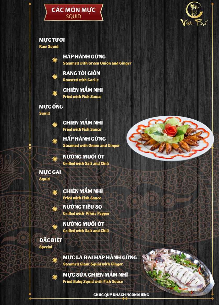 Menu Việt Phố - 45,47,49 Lê Quý Đôn  16 