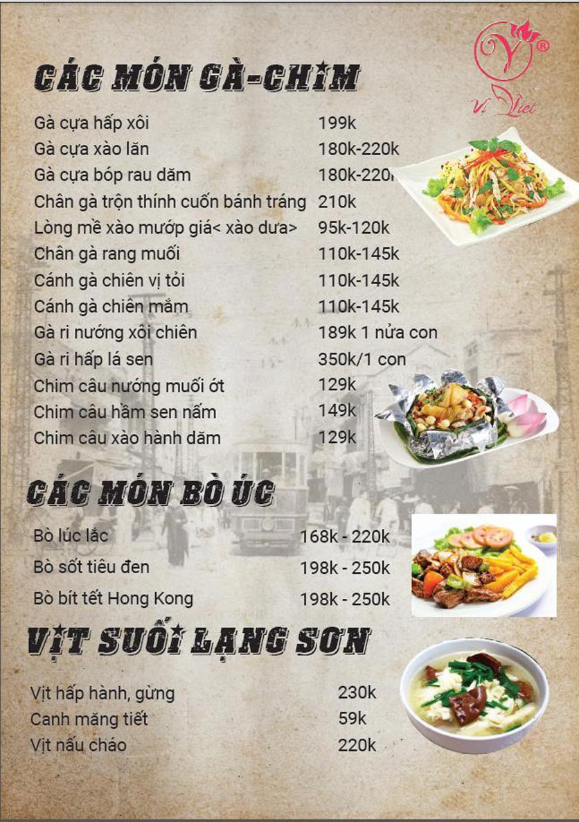Menu Vị Việt - Huỳnh Thúc Kháng 4 