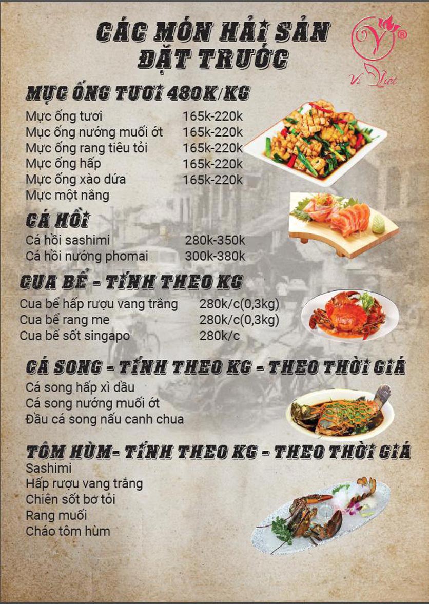 Menu Vị Việt - Huỳnh Thúc Kháng 5 