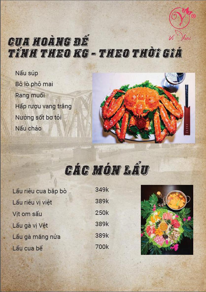 Menu Vị Việt - Huỳnh Thúc Kháng 6 