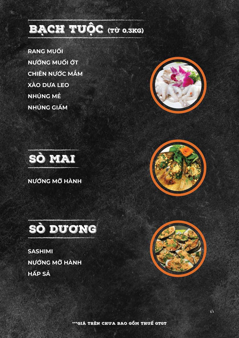 Menu ZooZoo - Phạm Văn Đồng 14 