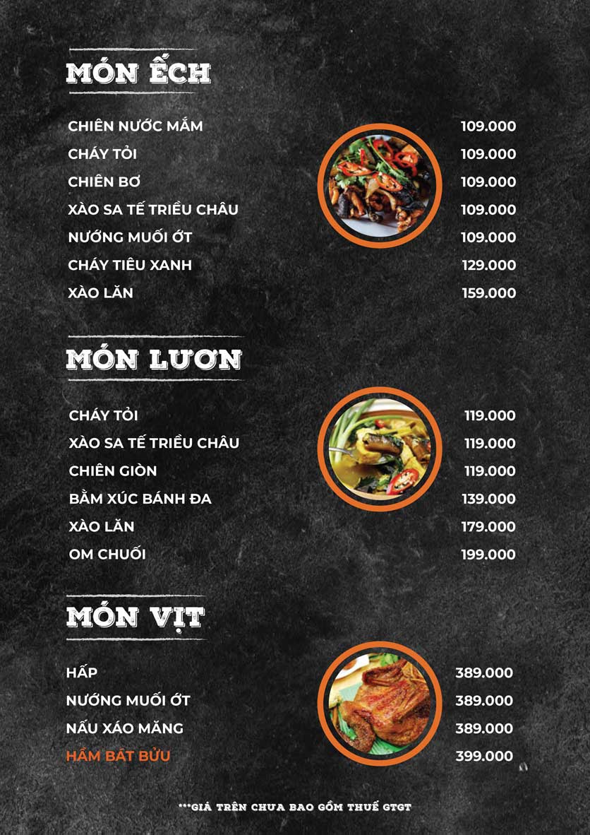Menu ZooZoo - Phạm Văn Đồng 23 