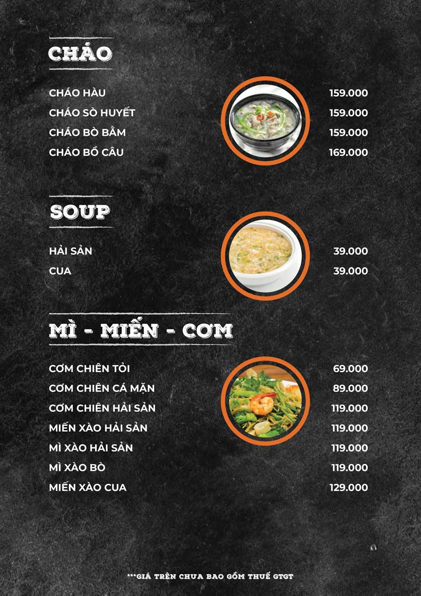 Menu ZooZoo - Phạm Văn Đồng 28 