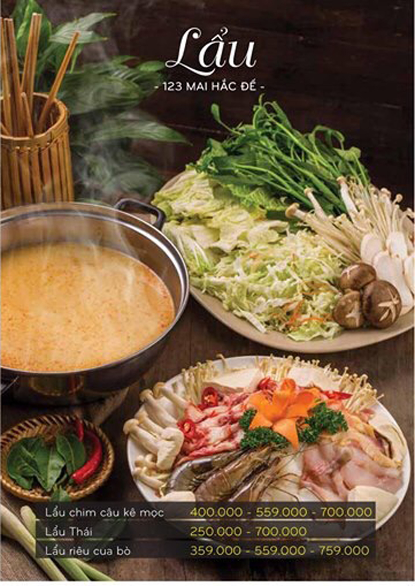 Menu Lạ Quán - Mai Hắc Đế 1