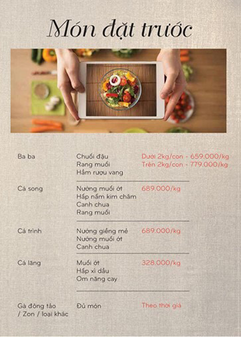 Menu Lạ Quán - Mai Hắc Đế 9