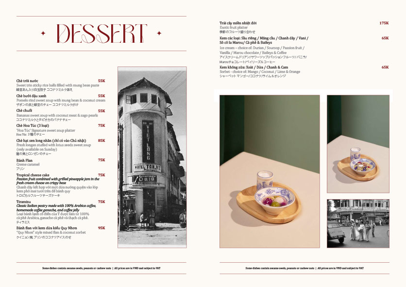 Menu Hoa Túc - Ngô Thời Nhiệm 6 