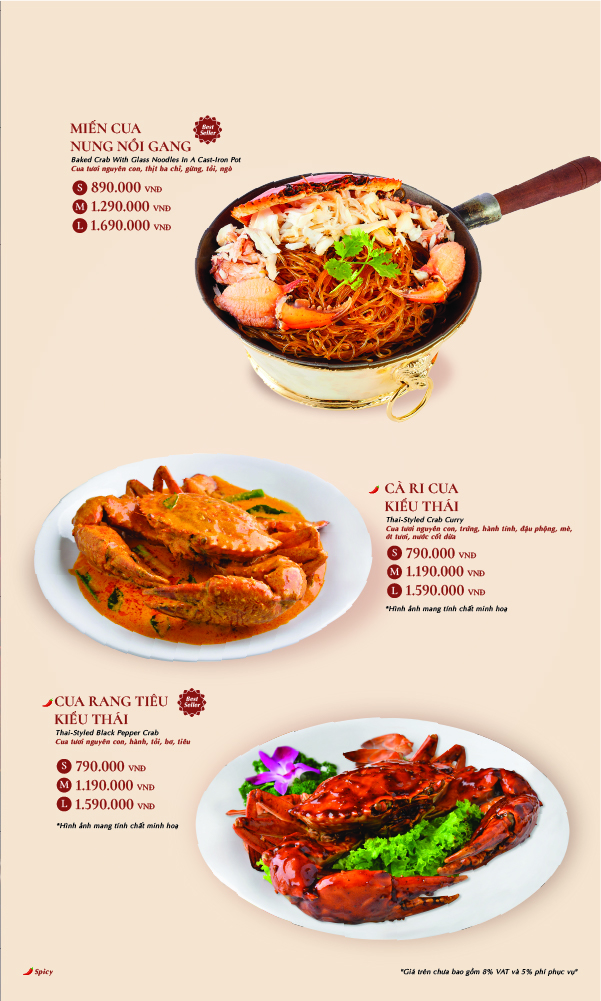 Menu Thai Village Restaurant - Lý Tự Trọng 8