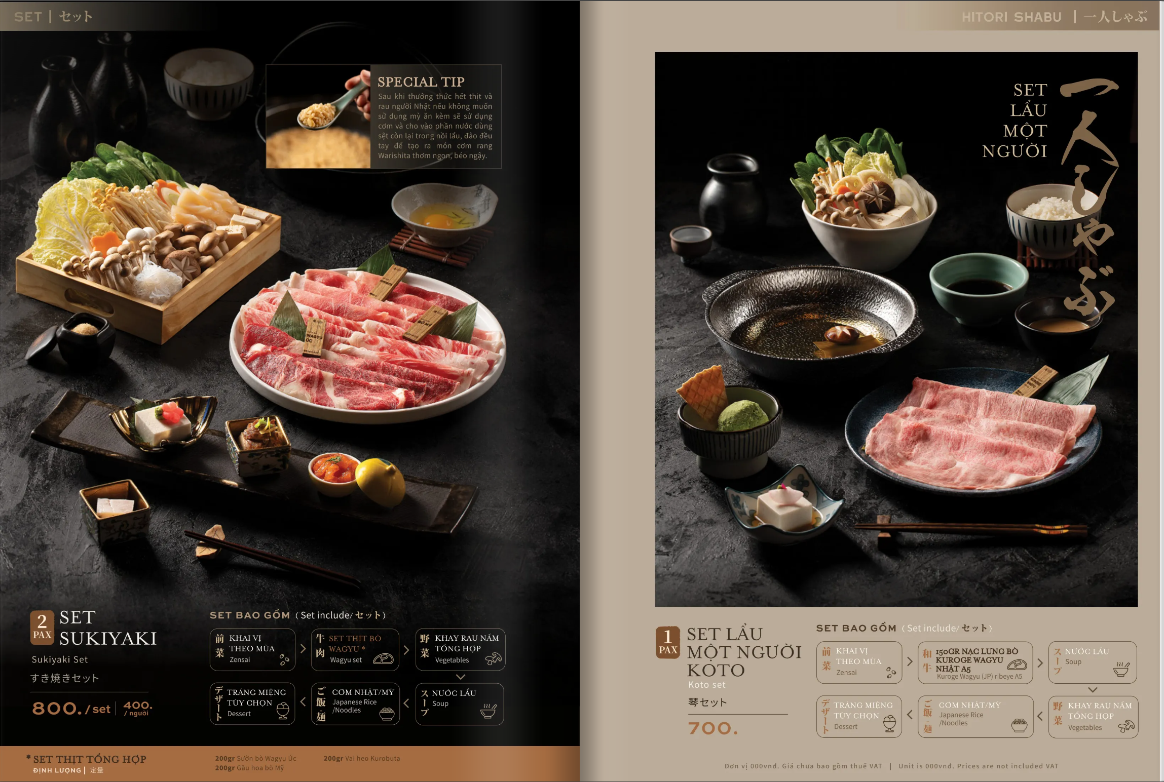 Menu Sakura Shabu Shabu - Hoàng Đạo Thúy 7