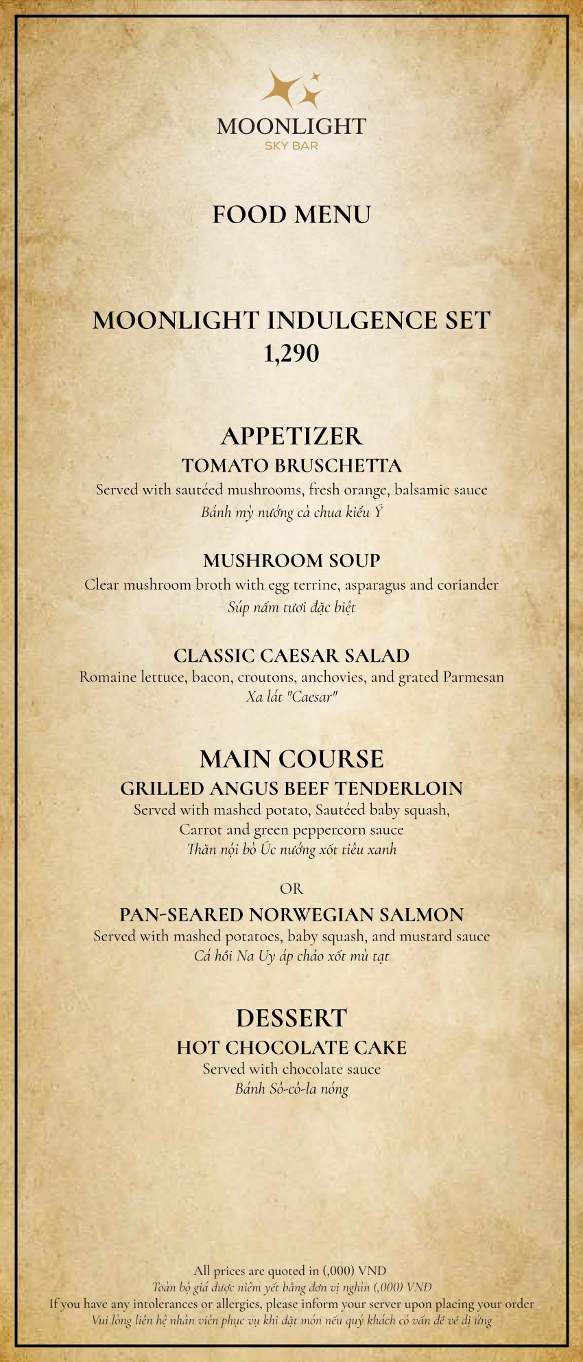 Menu Hugo BBQ - Đê La Thành 2