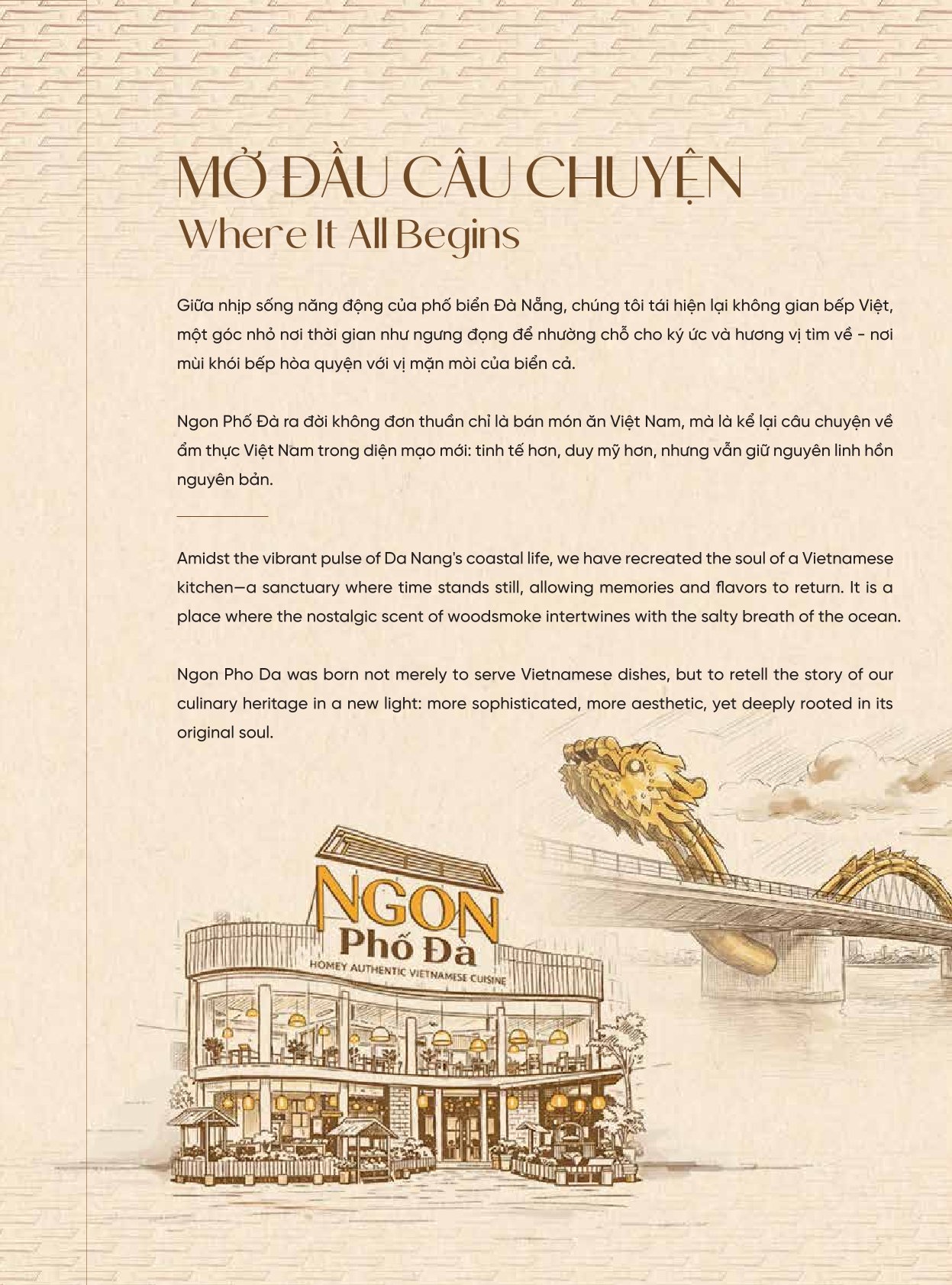 Menu Ngon Phố Đà - Homey Authentic Vietnamese Cuisine - Võ Nguyên Giáp 1 