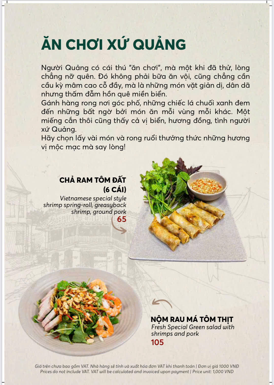 Menu Cổ Cò Cuisine - Trung Hoà 1