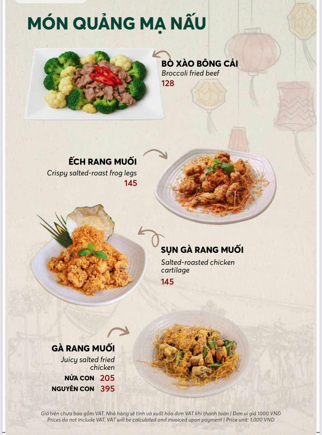 Menu Cổ Cò Cuisine - Trung Hoà 9