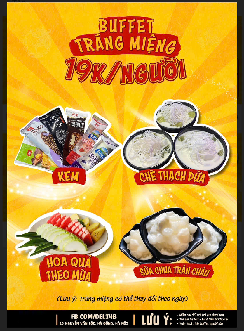 Menu Deli 4B BBQ & Hotpot - Nguyễn Văn Lộc 4