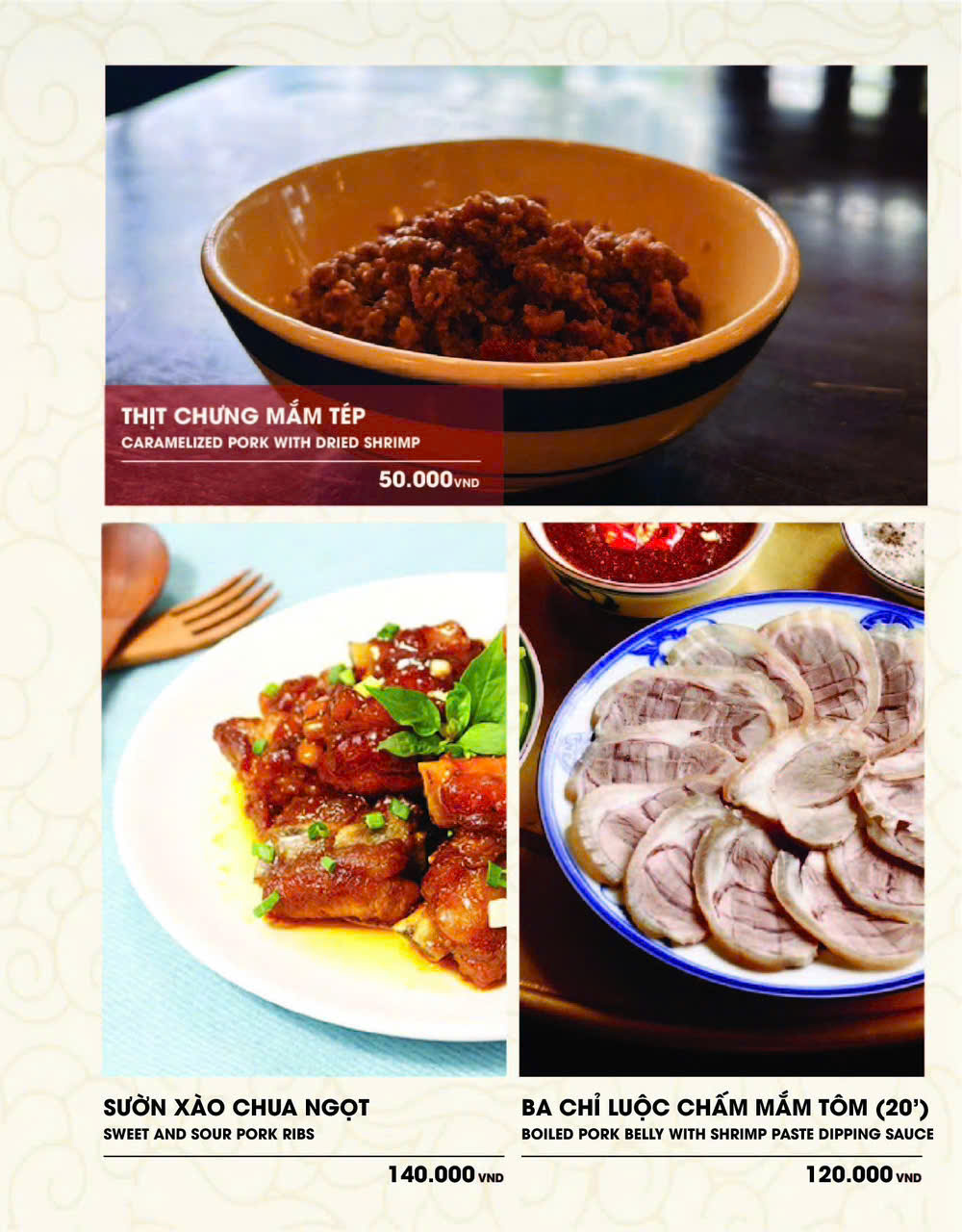 Menu Tùng Sing - Lẩu Bò Ba Toa - Văn Cao 5