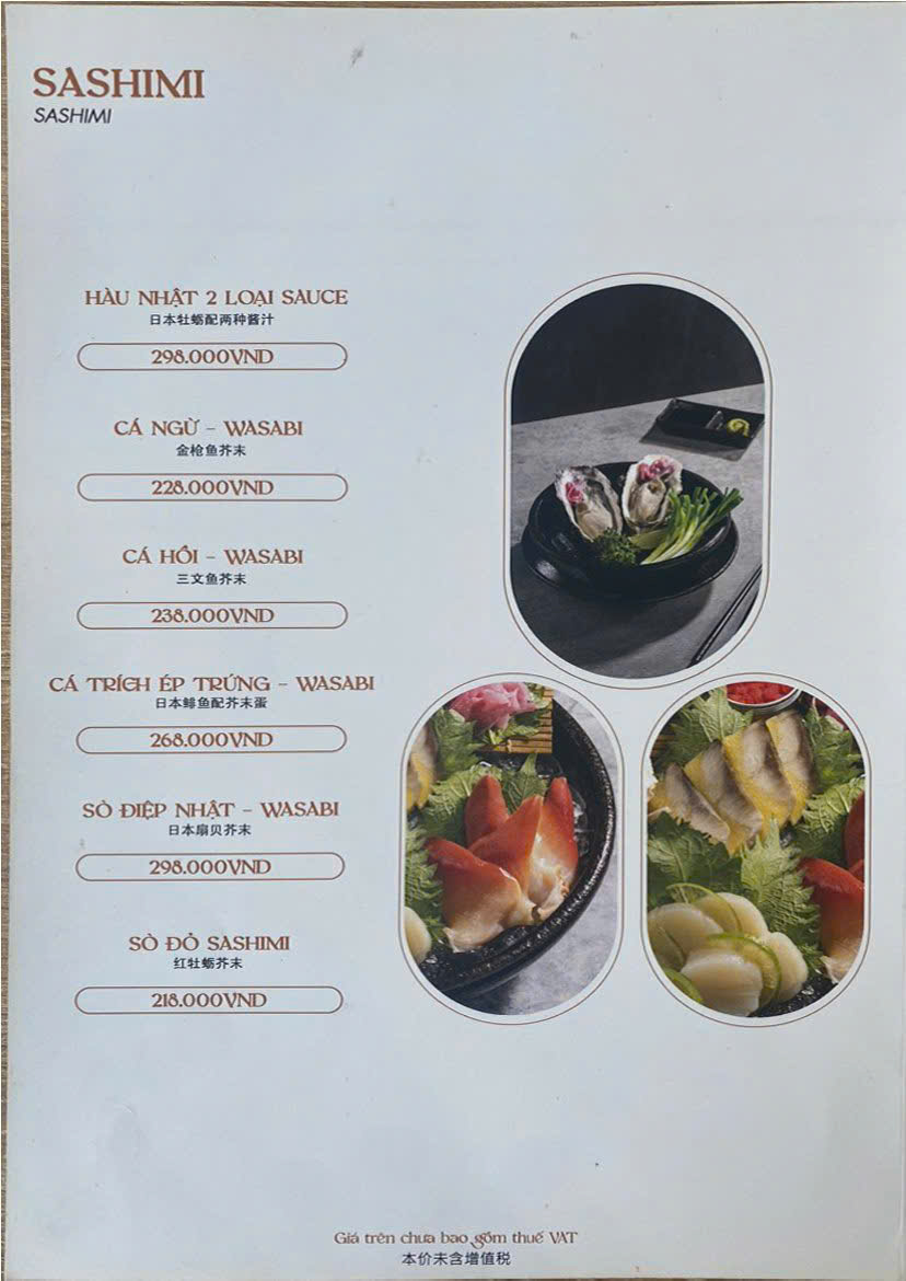 Menu Ẩm Thực Nhà Tôi - Vành Đai Trong 8