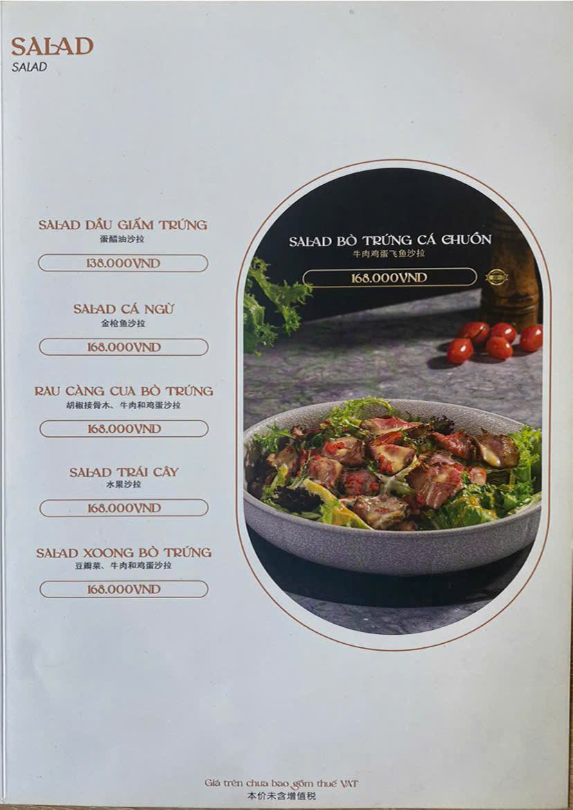 Menu Ẩm Thực Nhà Tôi - Vành Đai Trong 9