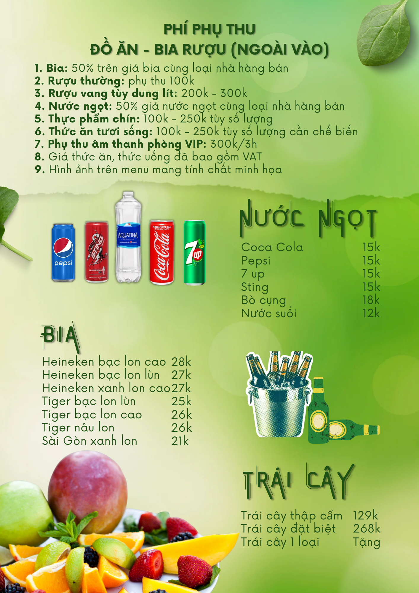 Menu Nhà Hàng Ẩm Thực Ven Sông Hương Quê - Thủ Đức 1 