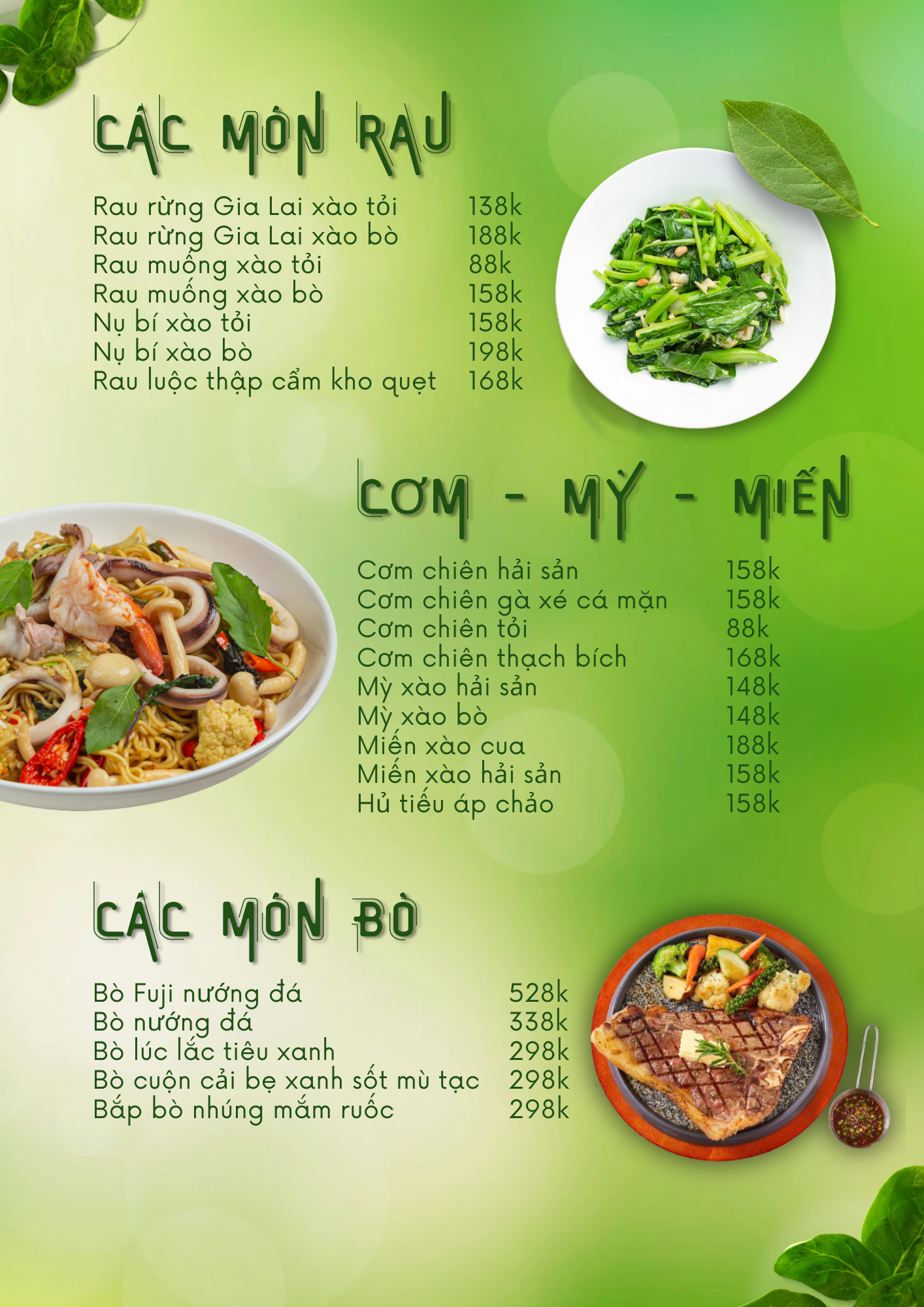 Menu Nhà Hàng Ẩm Thực Ven Sông Hương Quê - Thủ Đức 3 
