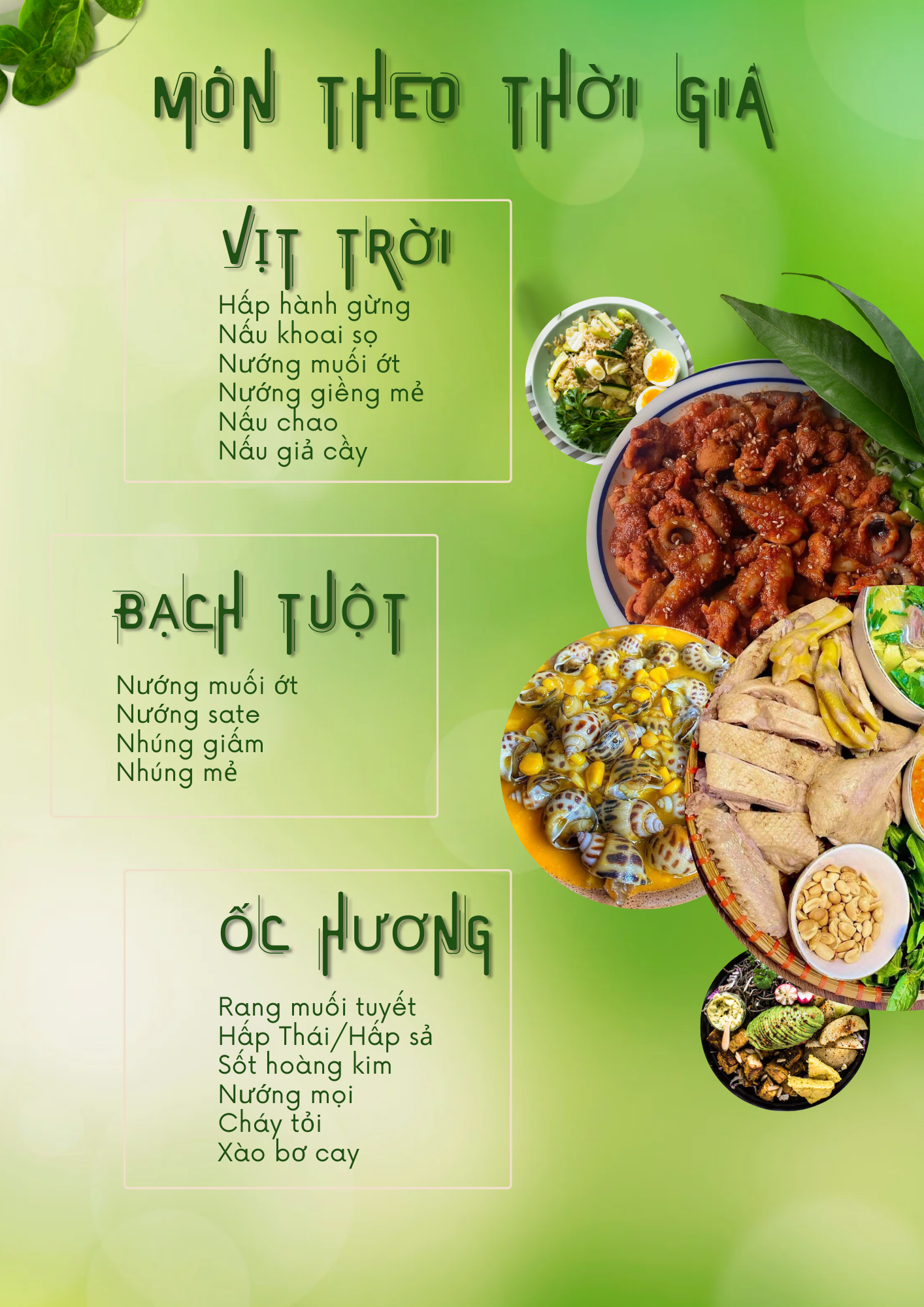 Menu Nhà Hàng Ẩm Thực Ven Sông Hương Quê - Thủ Đức 9 