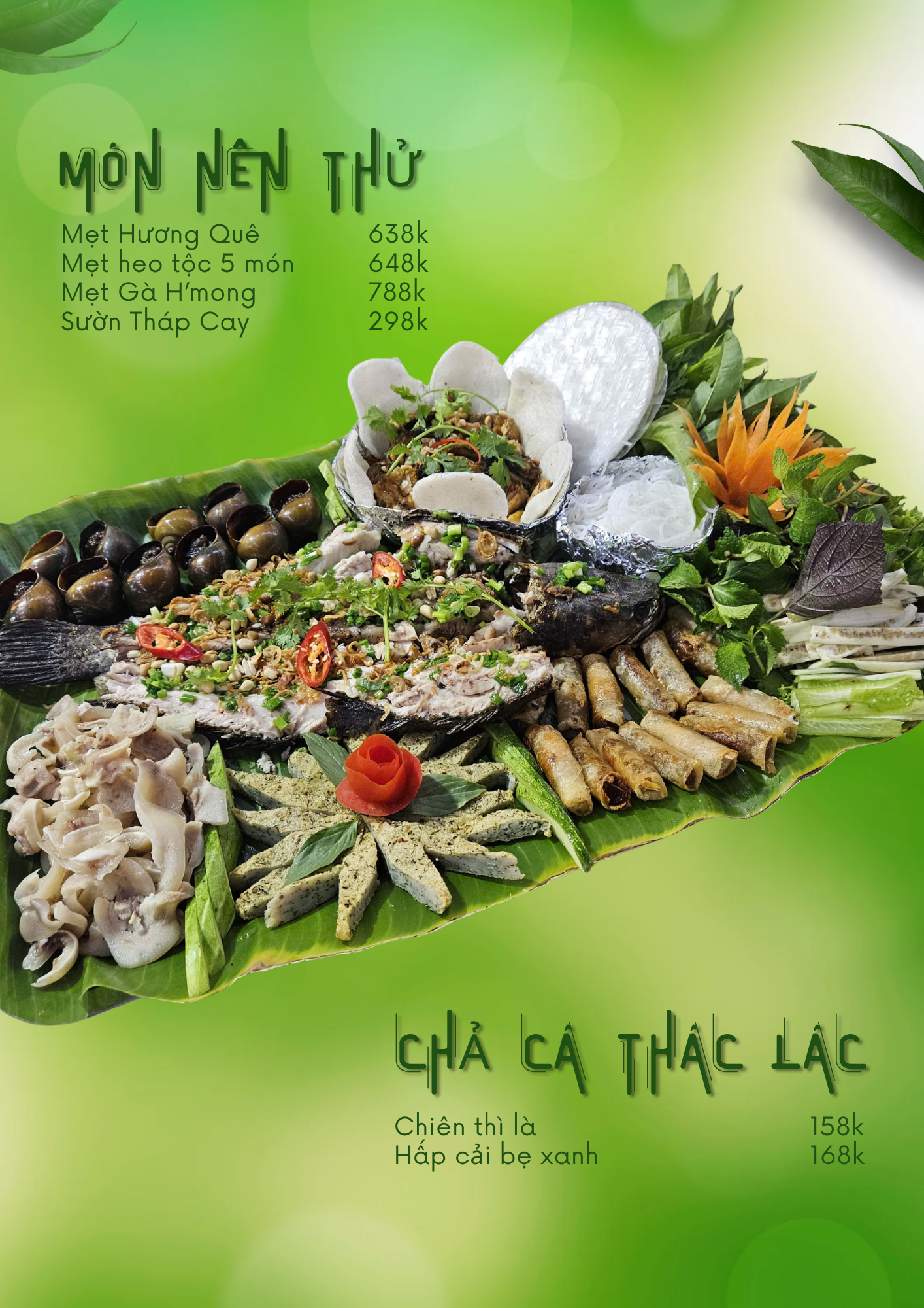 Menu Nhà Hàng Ẩm Thực Ven Sông Hương Quê - Thủ Đức 2 