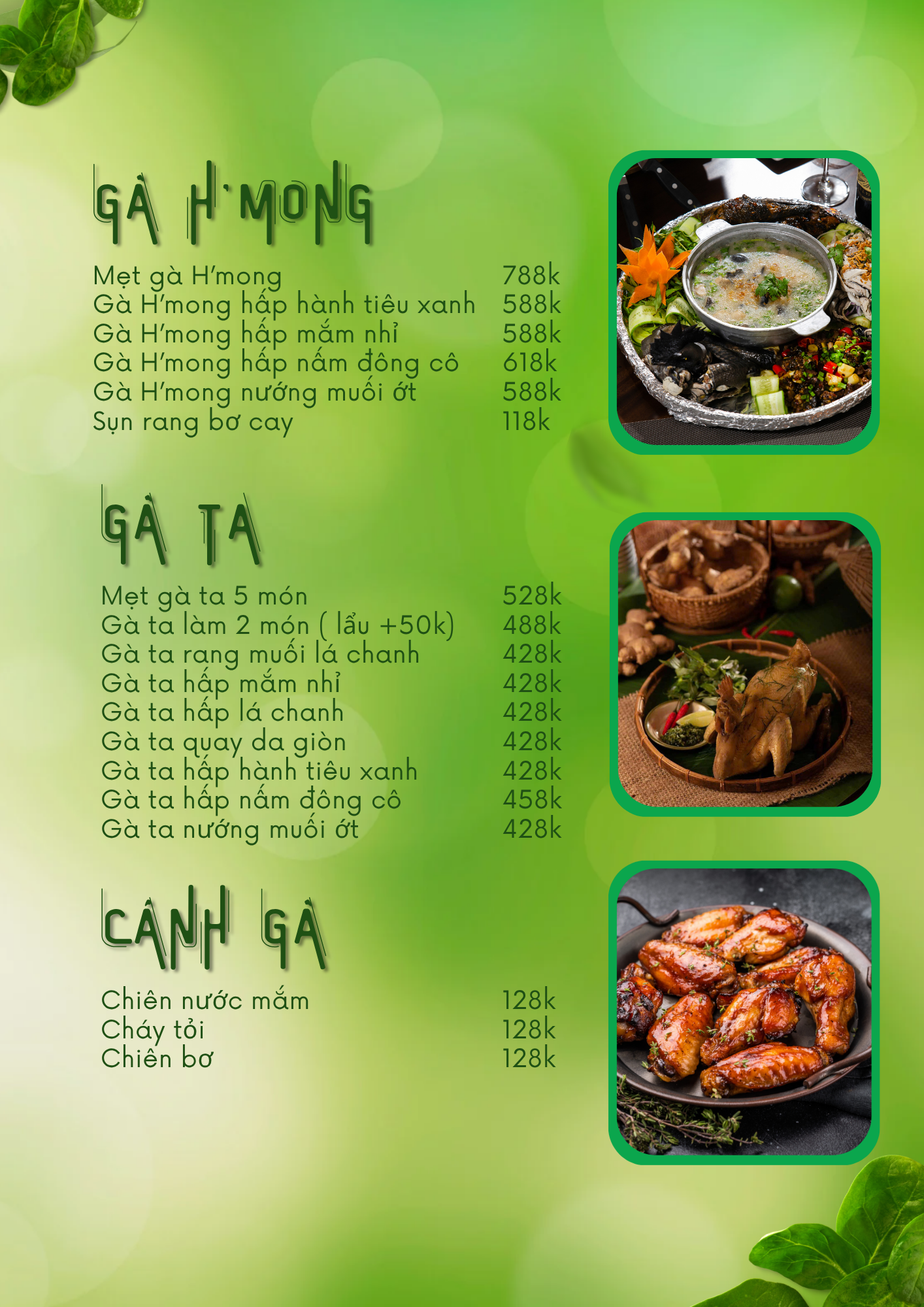 Menu Nhà Hàng Ẩm Thực Ven Sông Hương Quê - Thủ Đức 5 