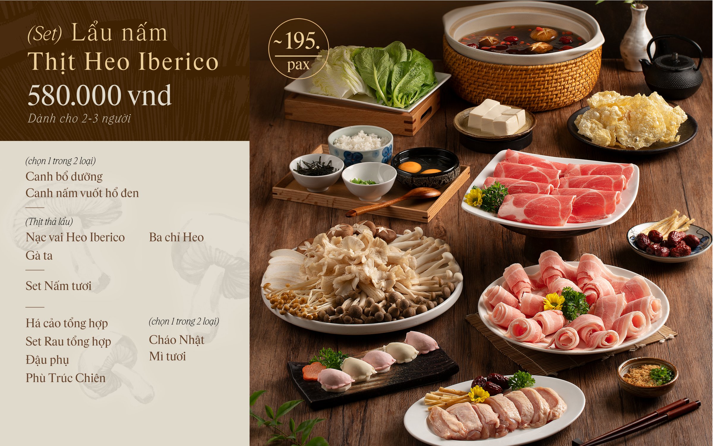 Menu Lẩu Nấm Ashima - Giang Văn Minh 2