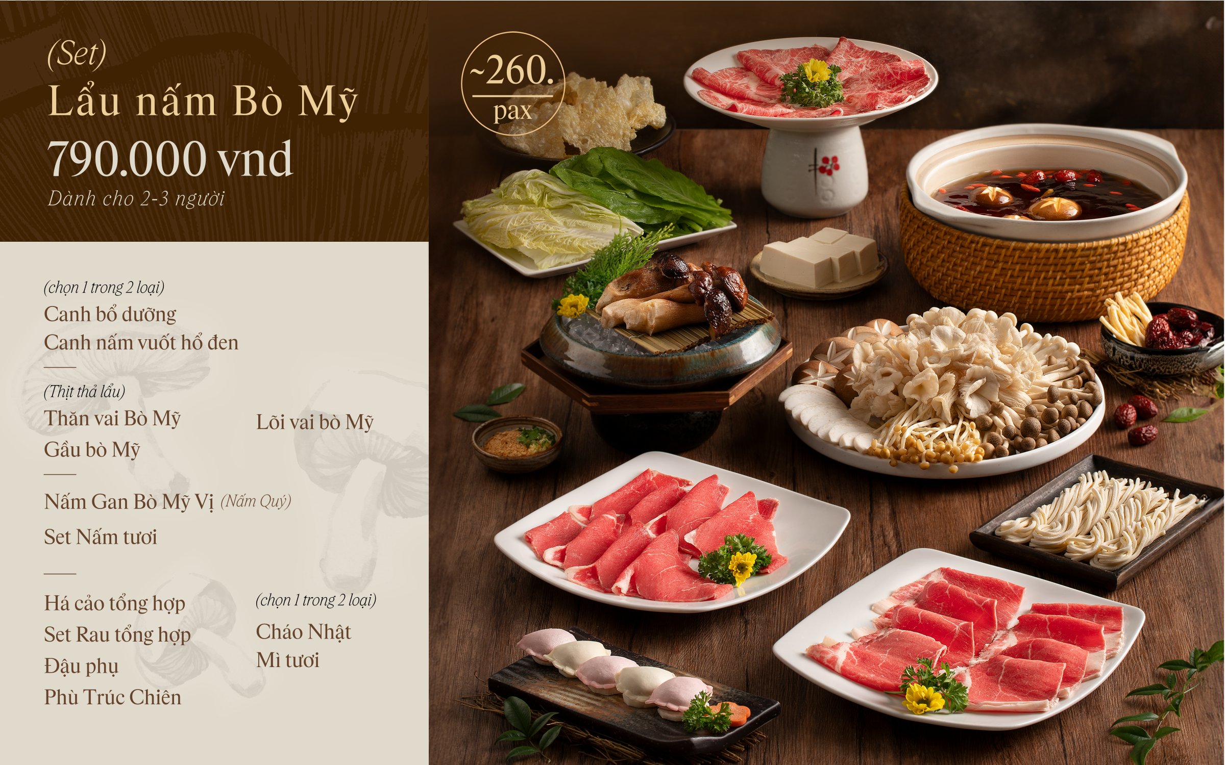 Menu Lẩu Nấm Ashima - Giang Văn Minh 4