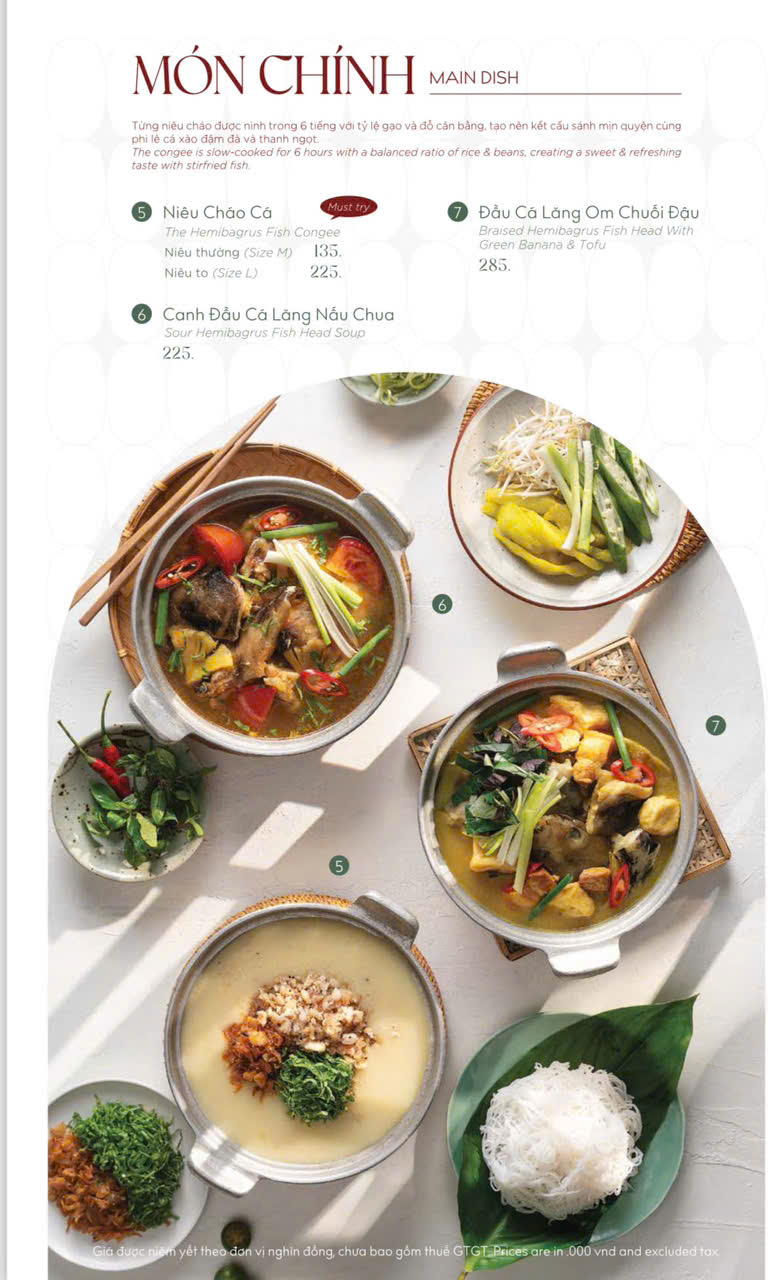 Menu Chả Cá Hàng Sơn - Aeon Mall Tân Phú Celadon 5 