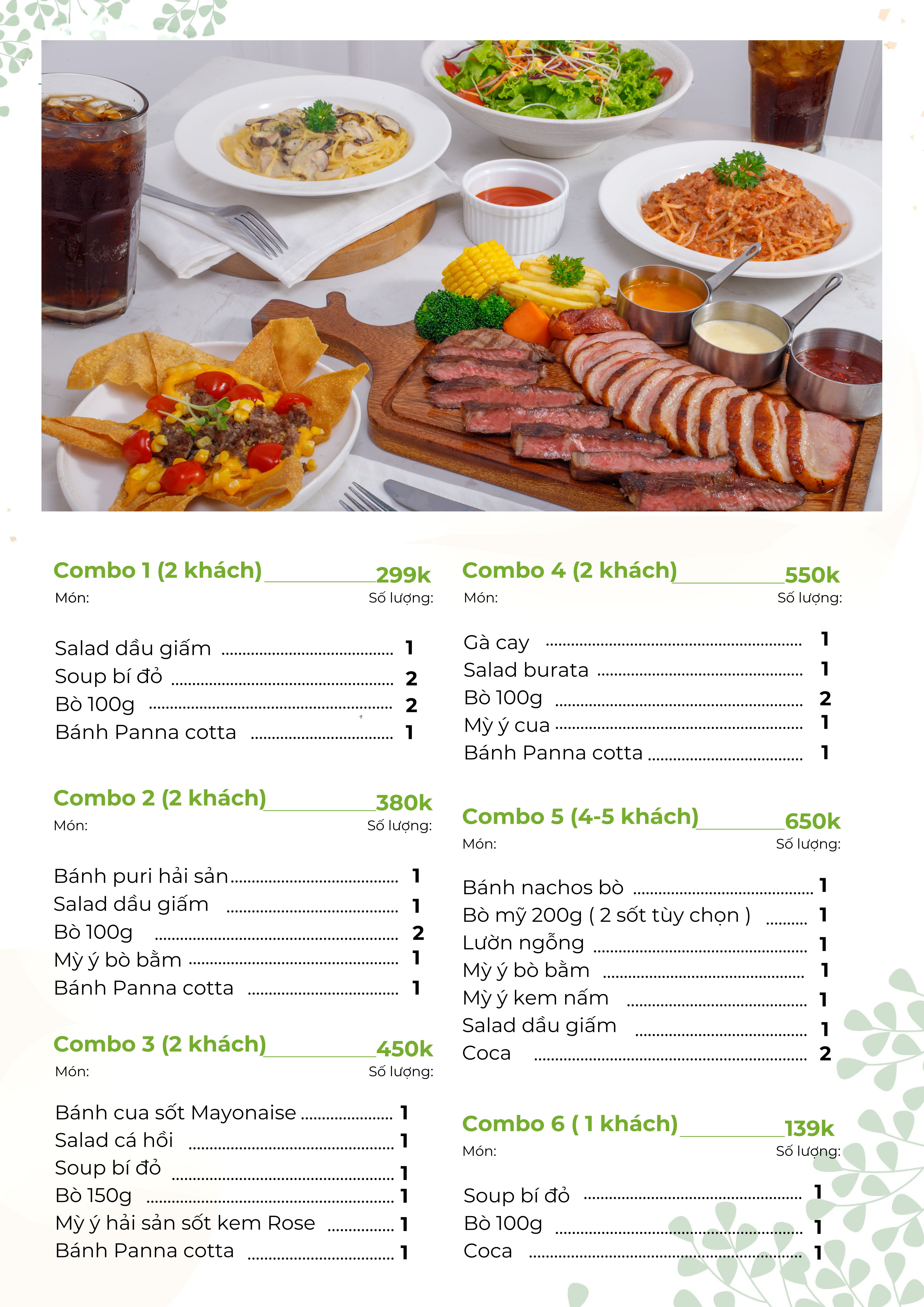 Menu Chamie Steak - Trần Quang Diệu 4