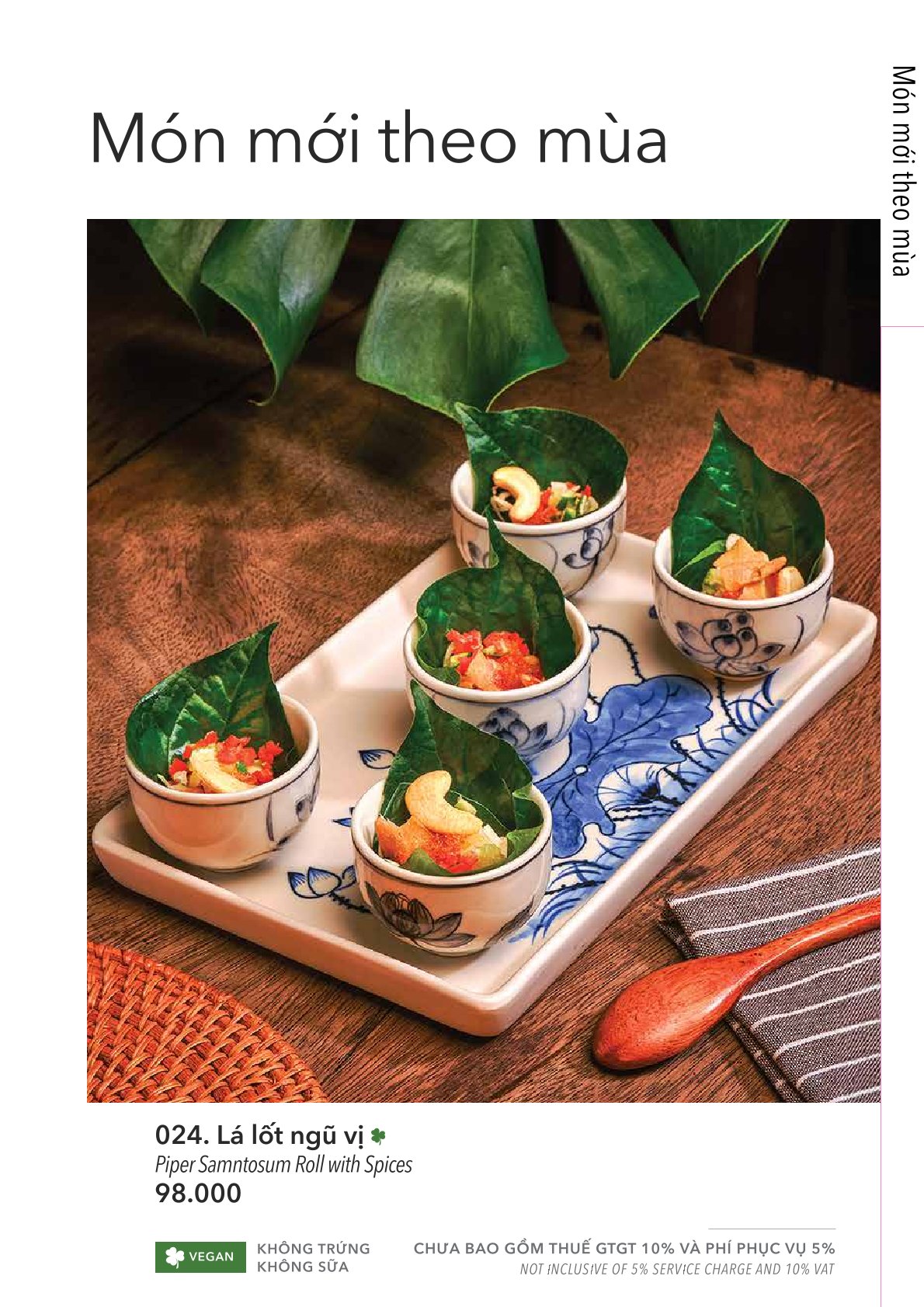 Menu Chay An & Cafe - Phạm Thái Bường 1