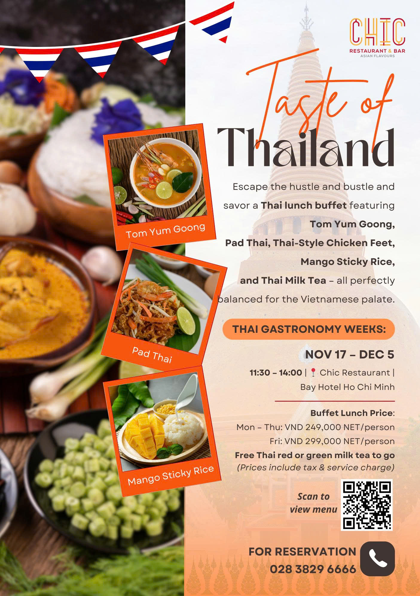 Menu Chic Restaurant - Bay Hotel 3 