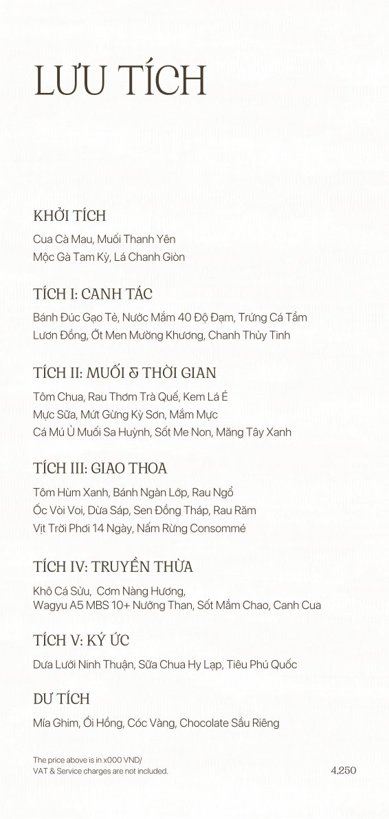 Menu CoCo Grill Saigon - Nam Kỳ Khởi Nghĩa 2 