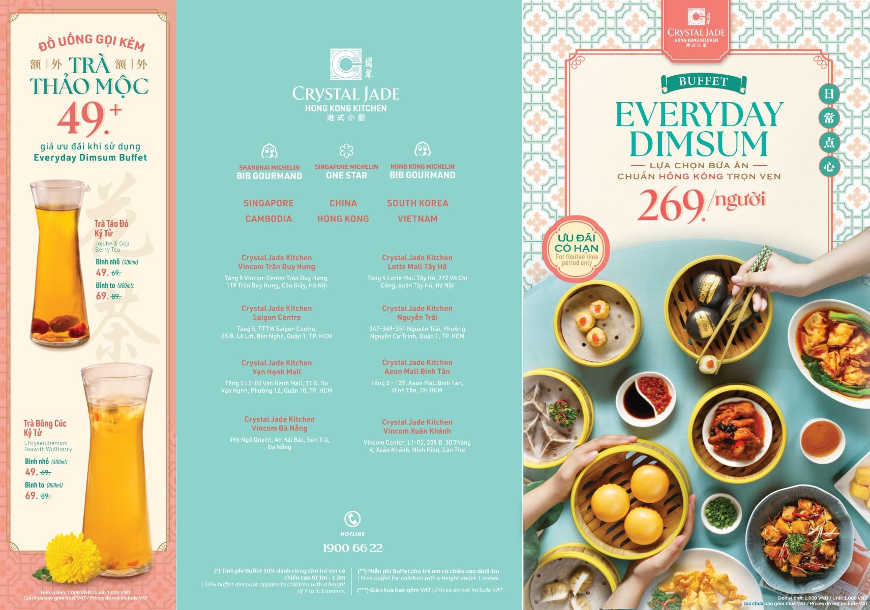 Menu Crystal Jade Kitchen - Vincom Trần Duy Hưng 1 