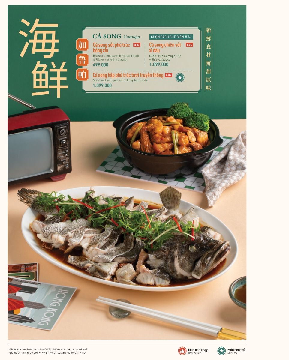 Menu Crystal Jade Kitchen - Vincom Trần Duy Hưng 7 