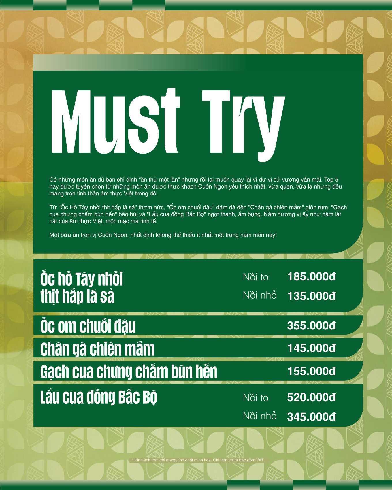 Menu Cuốn Ngon - Trần Kim Xuyến 5 