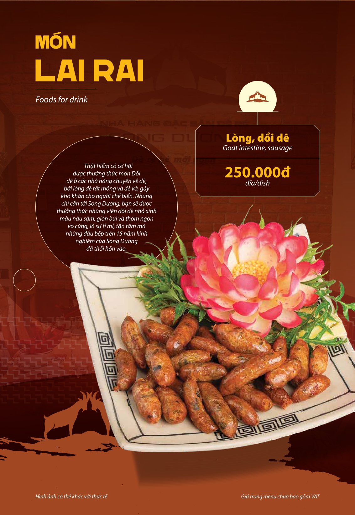 Menu Dê Ré Song Dương - Hàn Thuyên 4 