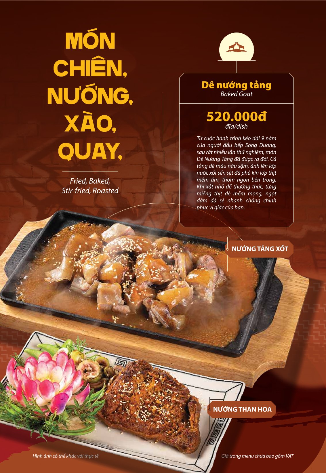Menu Dê Ré Song Dương - Hàn Thuyên 6 