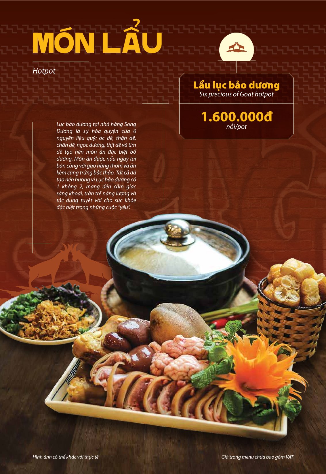 Menu Dê Ré Song Dương - Hàn Thuyên 16 