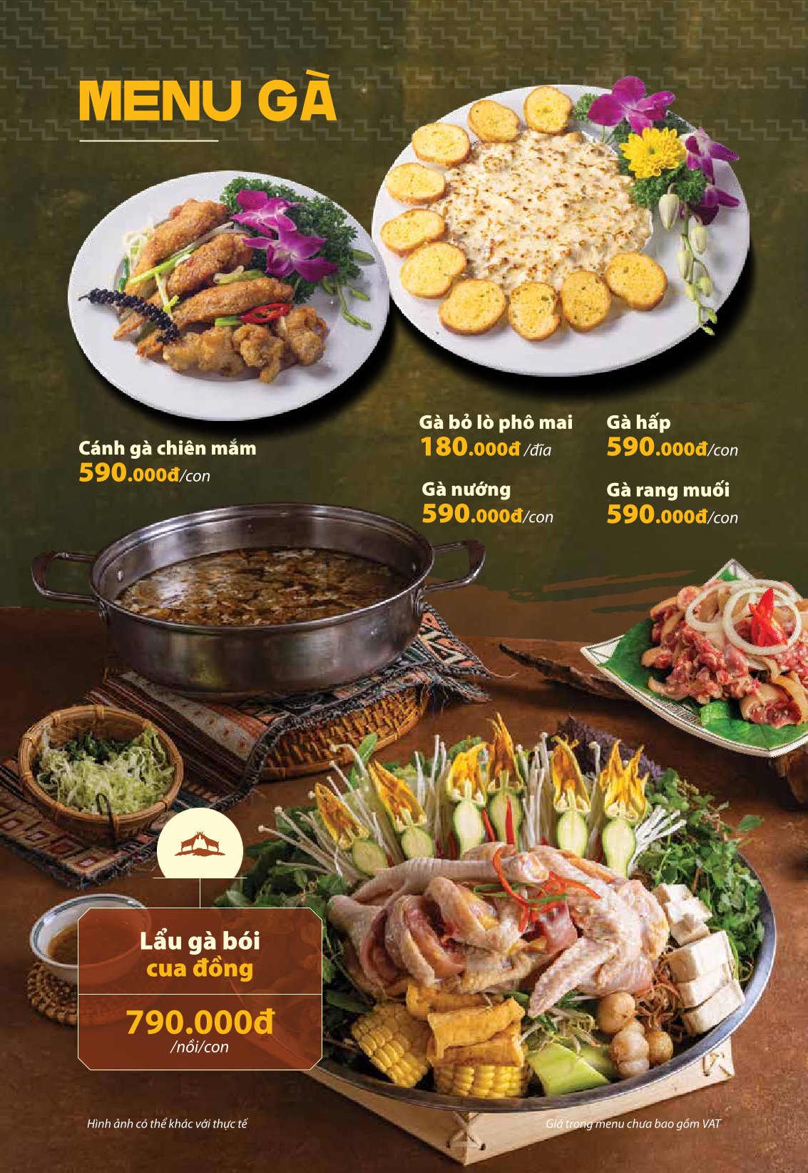 Menu Dê Ré Song Dương - Hàn Thuyên 30 
