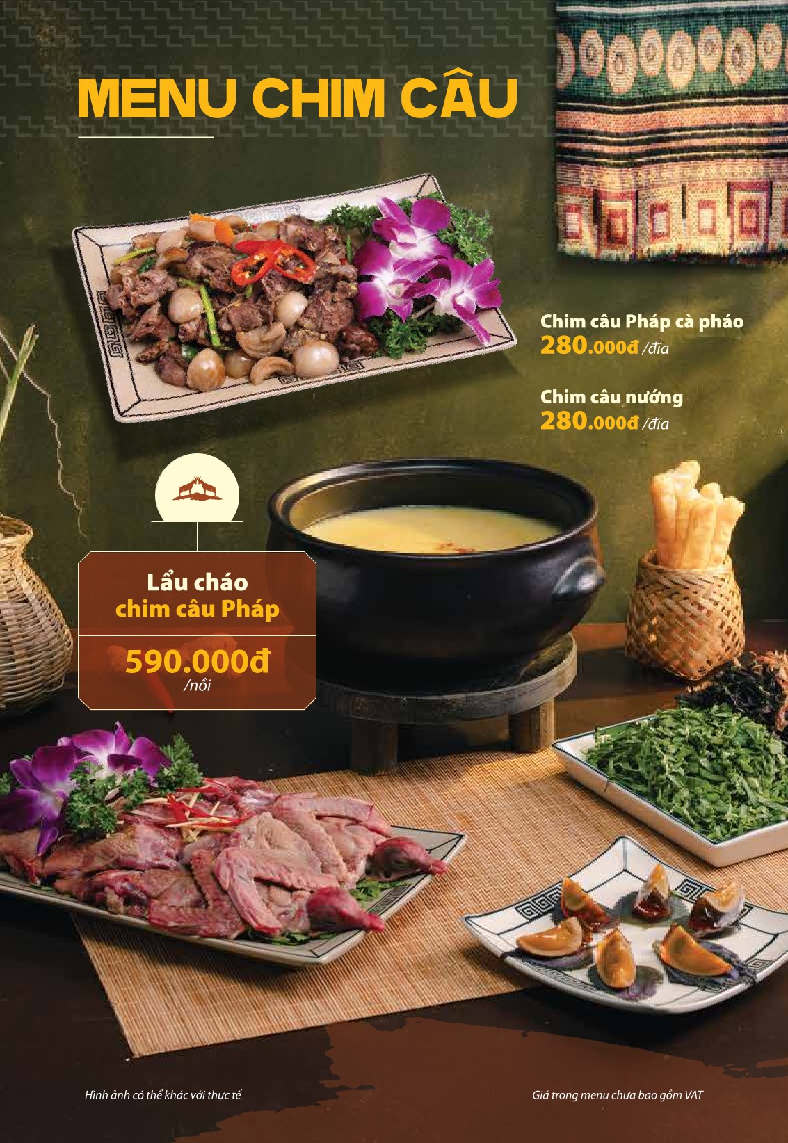 Menu Dê Ré Song Dương - Hàn Thuyên 31 