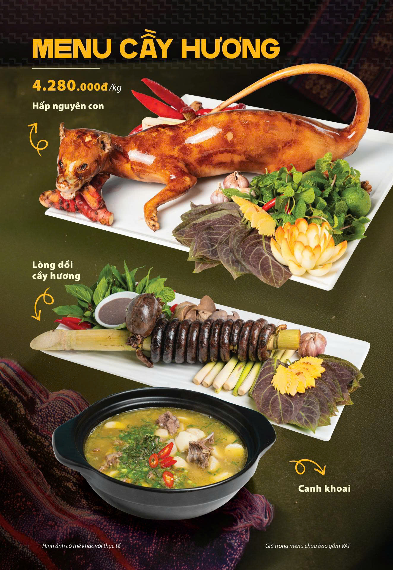 Menu Dê Ré Song Dương - Hàn Thuyên 36 