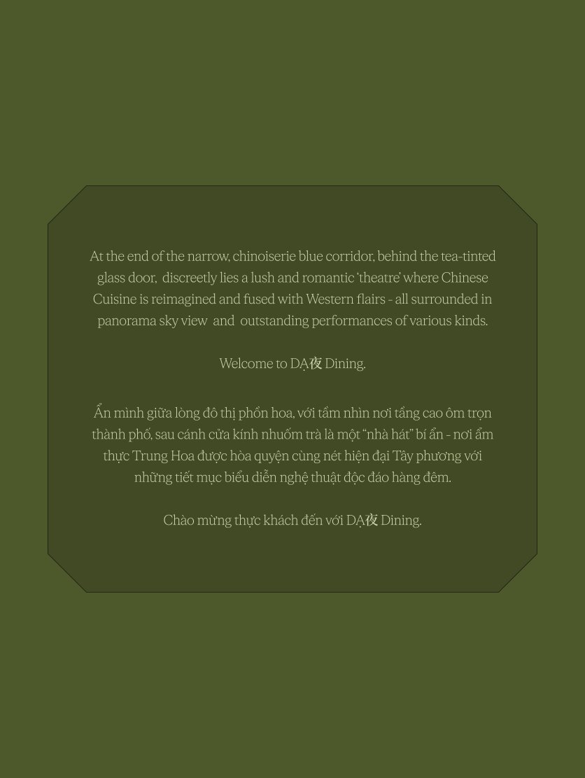 Menu DẠ Dining - Nguyễn Thị Minh Khai 2 