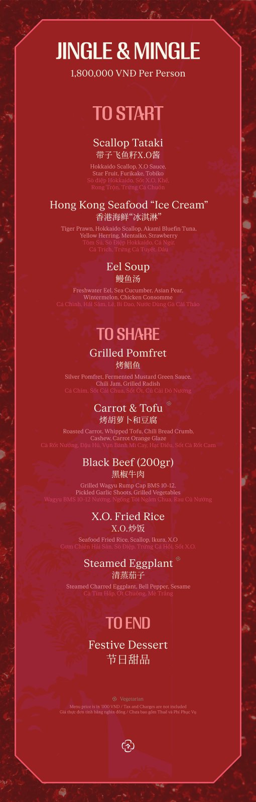 Menu DẠ Dining - Nguyễn Thị Minh Khai 2