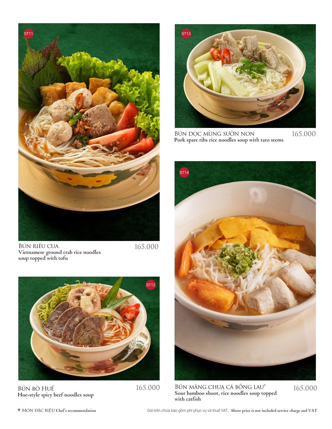 Menu Đông Dương - Trương Định 8