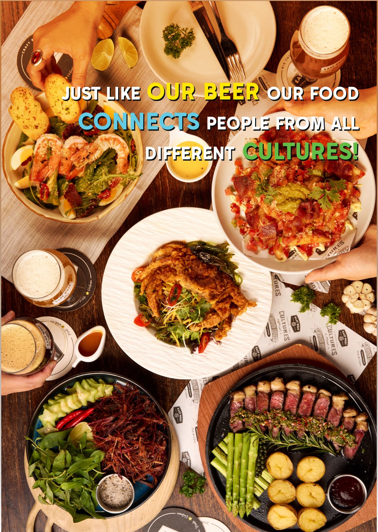 Menu East West Brewing Co. - Lý Tự Trọng 1