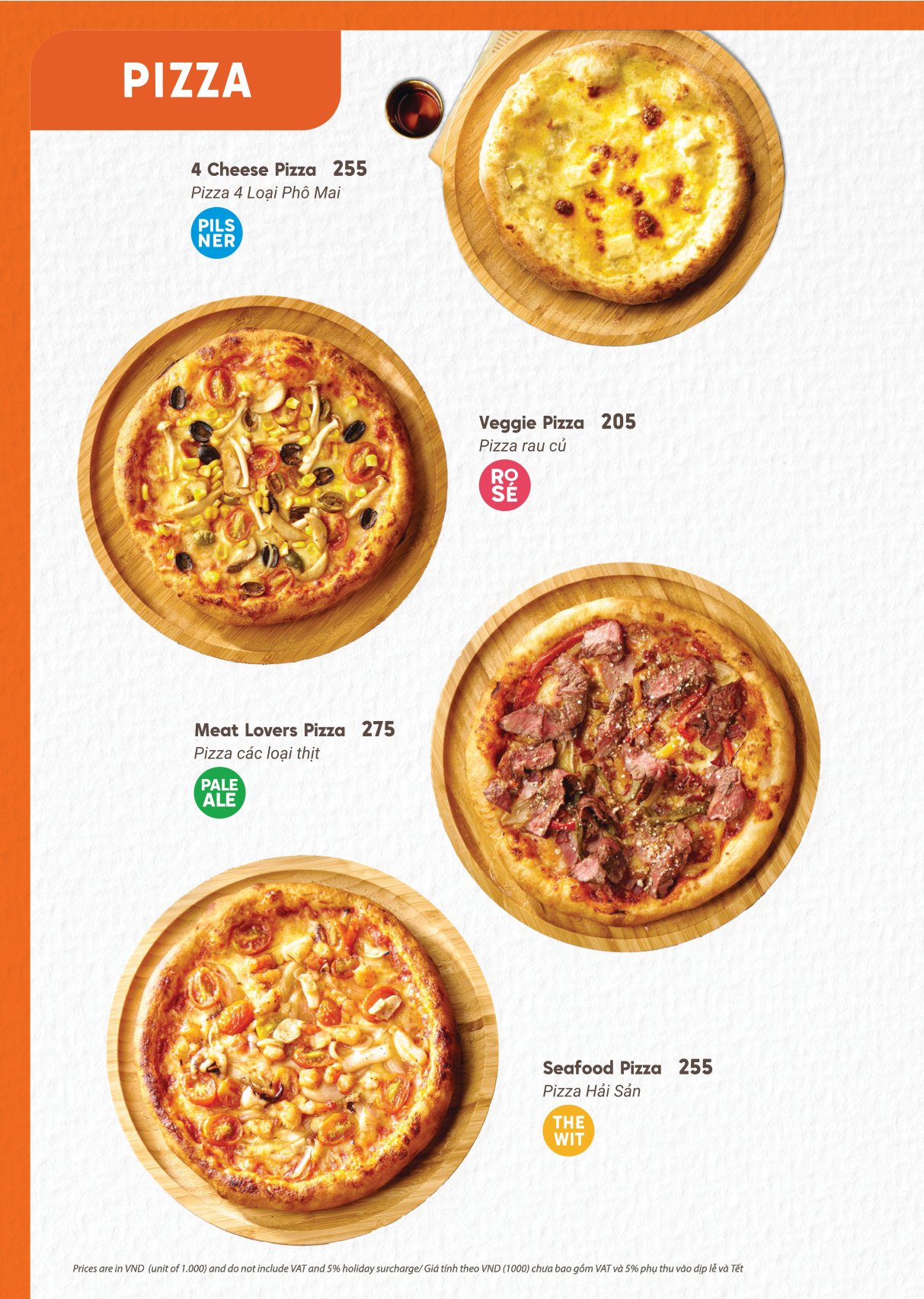 Menu East West Brewing Co. - Lý Tự Trọng 10 